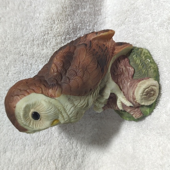 Wal-Mart Vintage Porcelain Bisque Owl Figurine - Picture 2 of 11